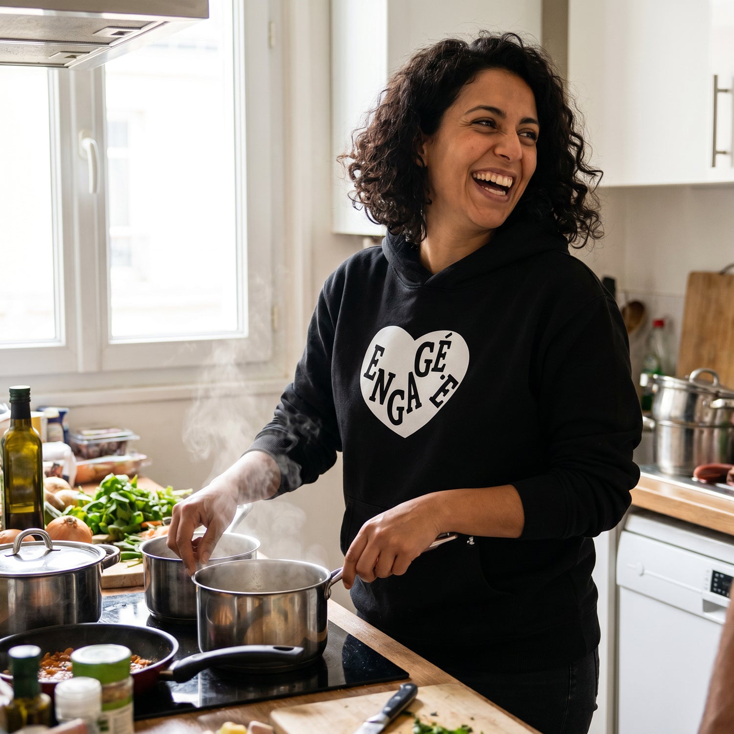 Sweat à capuche « Cœur »